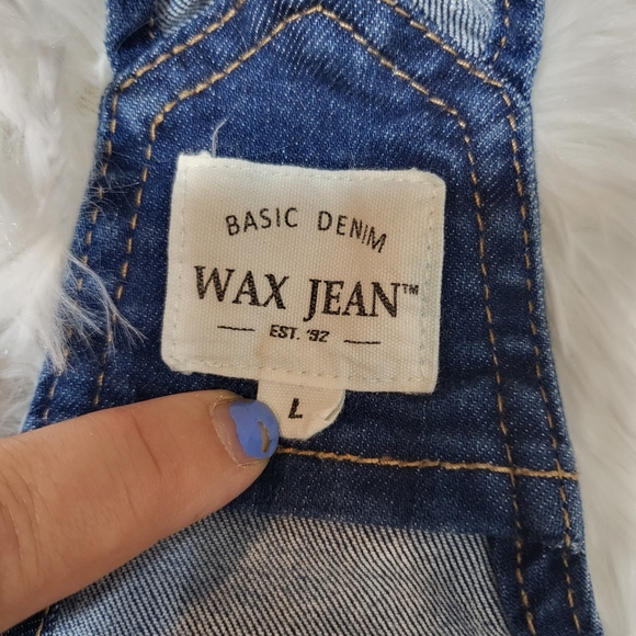 Wax Jean Pants & Jumpsuits Wax Jeans Shorts Denim Overalls Sz L